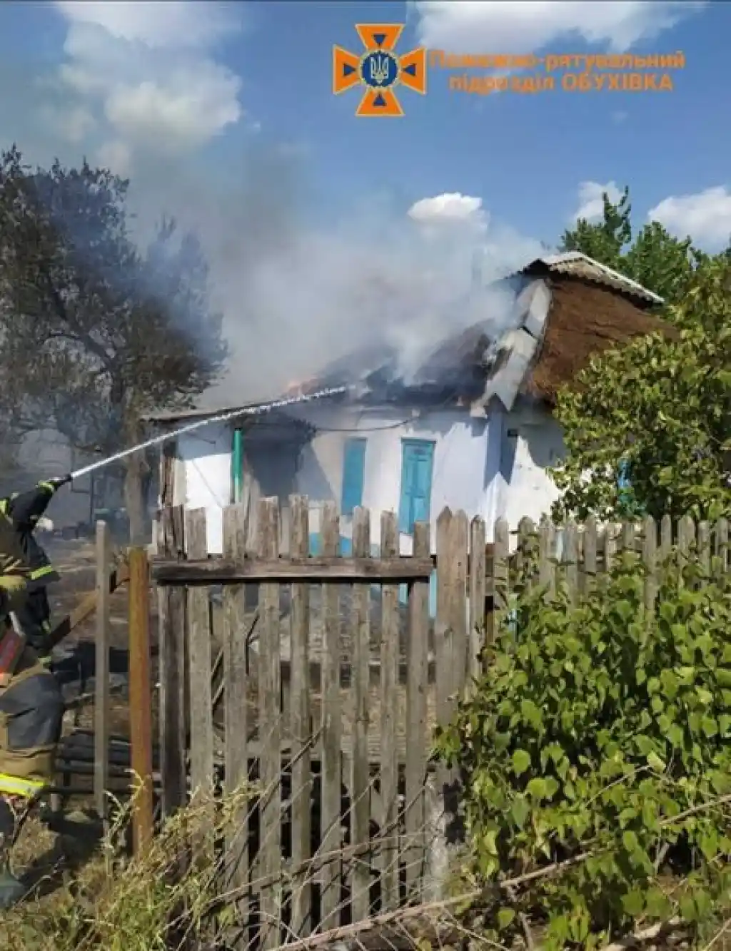 Лісова пожежа у Миколаївці залишила людей без домівок