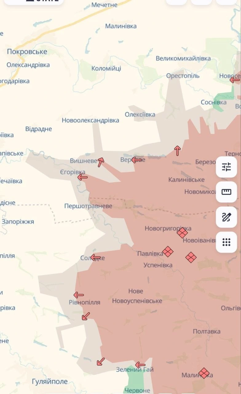 Новопавлівський фронт: російські сили намагаються розширити «сіру зону» на північ від рубежу Новопавлівський фронт: російські сили намагаються розширити «сіру зону» на північ від рубежу