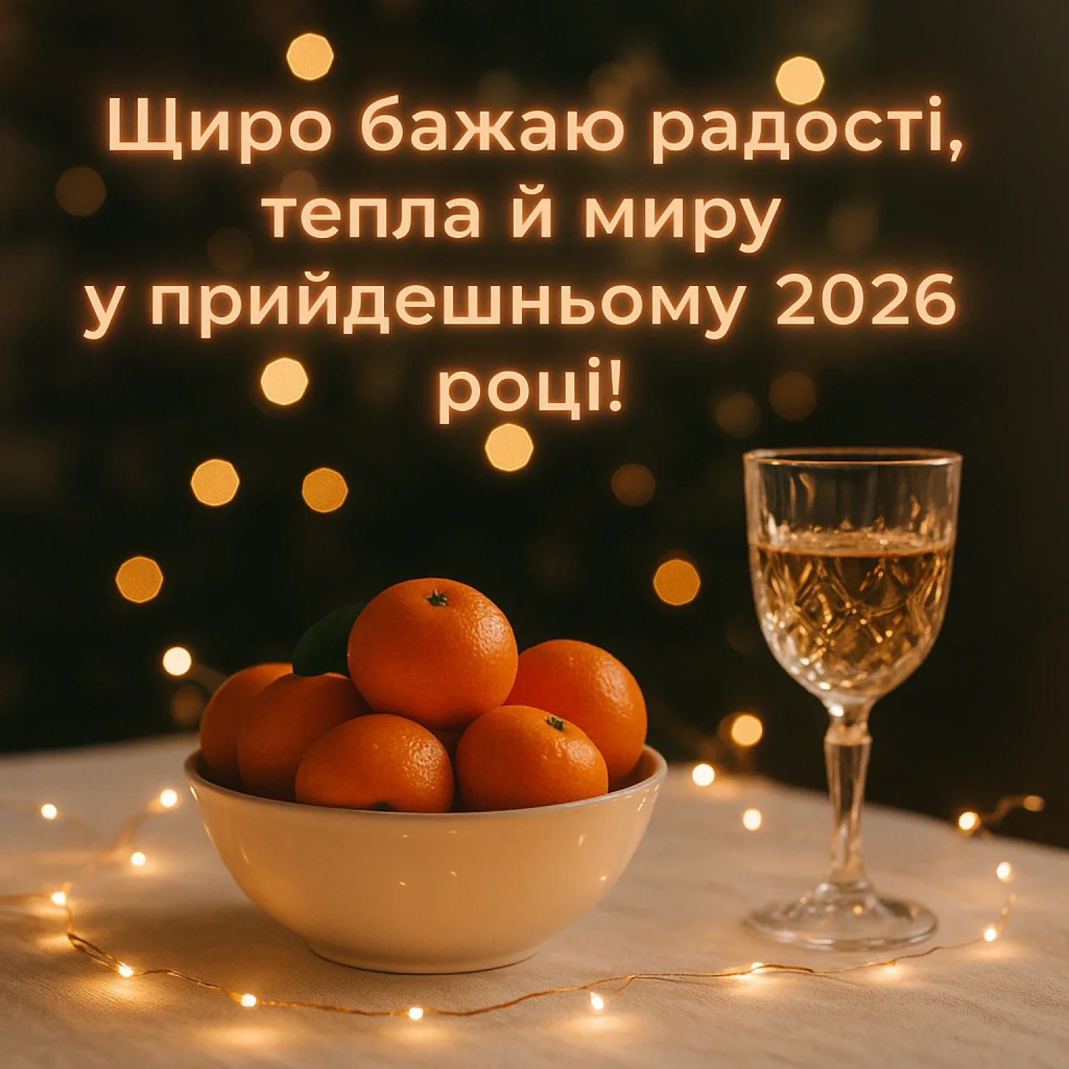 Привітання з прийдешнім новим роком 2026: теплі слова для найближчих Привітання з прийдешнім новим роком 2026: теплі слова для найближчих