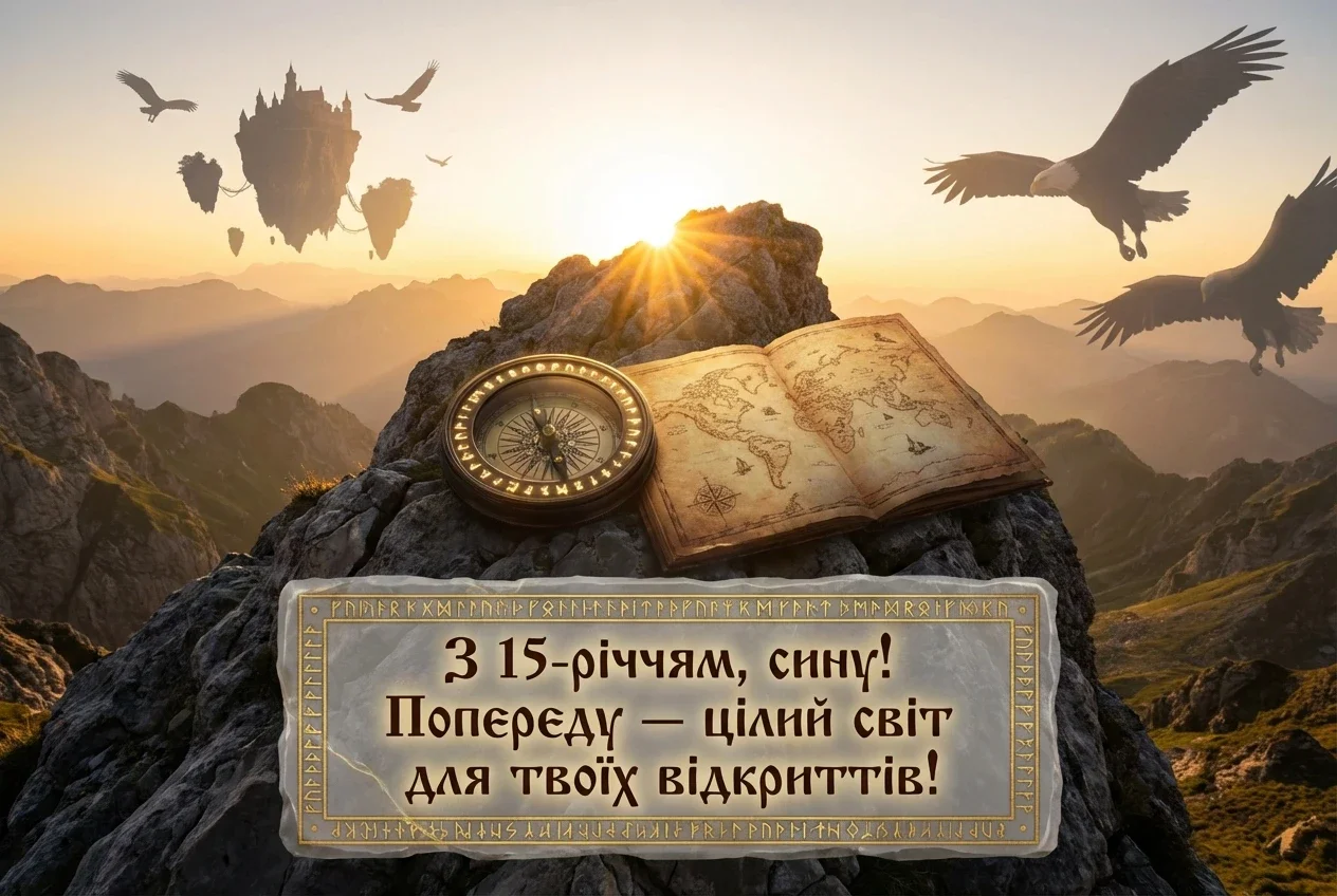 з днем народження сина 15 років з днем народження сина 15 років