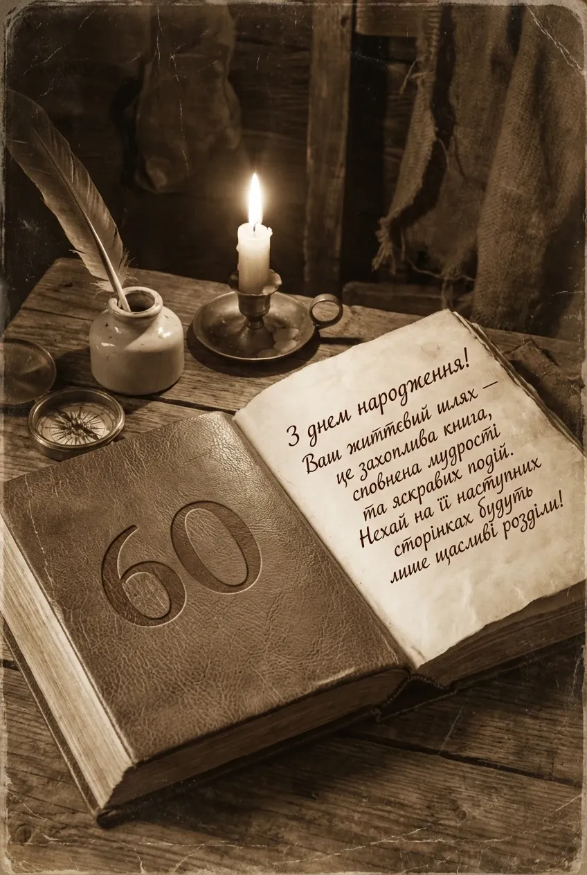привітання з ювілеєм 60 привітання з ювілеєм 60