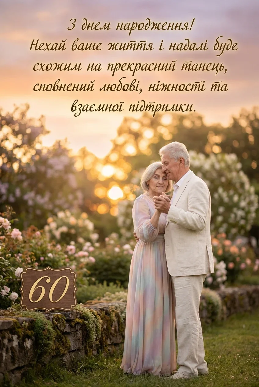 привітання з ювілеєм 60 привітання з ювілеєм 60