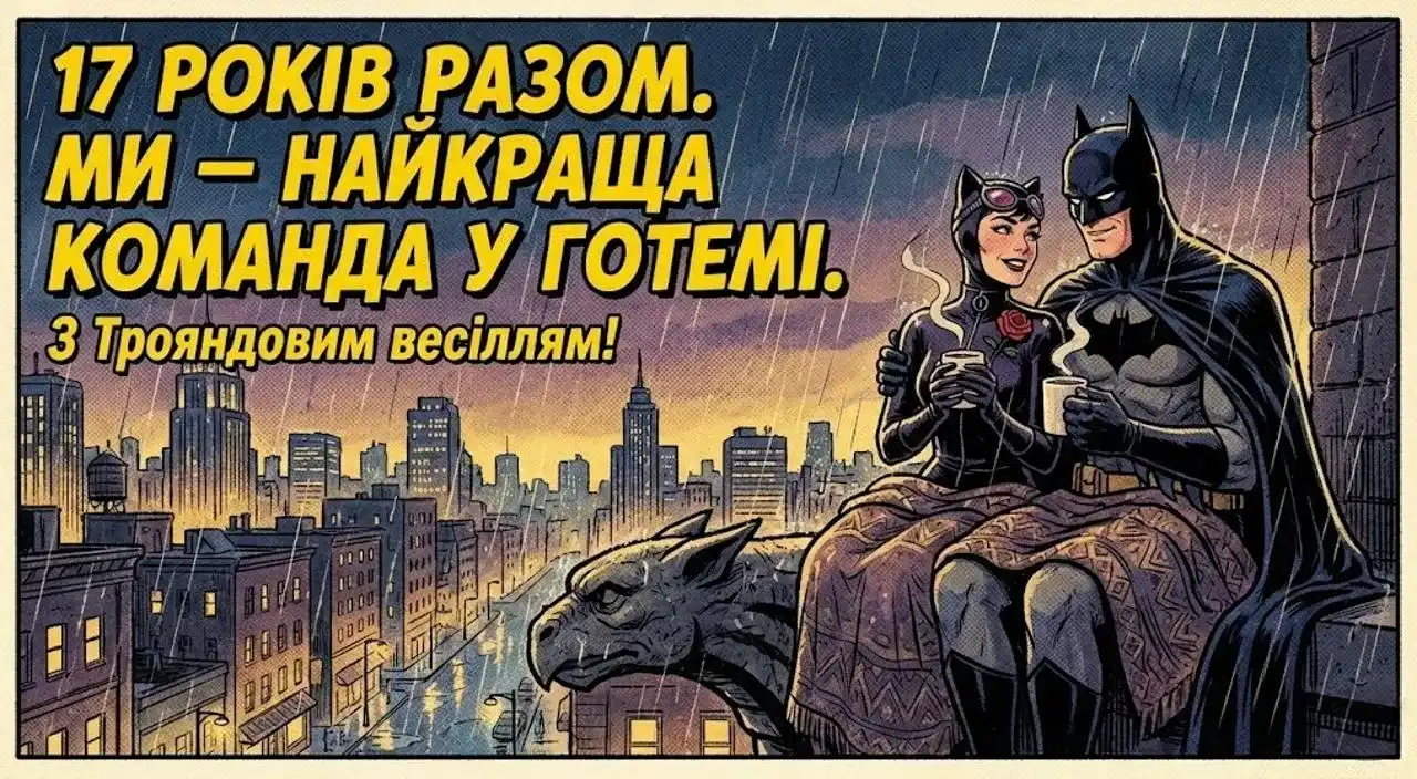 Привітання на 17 років весілля у картинках