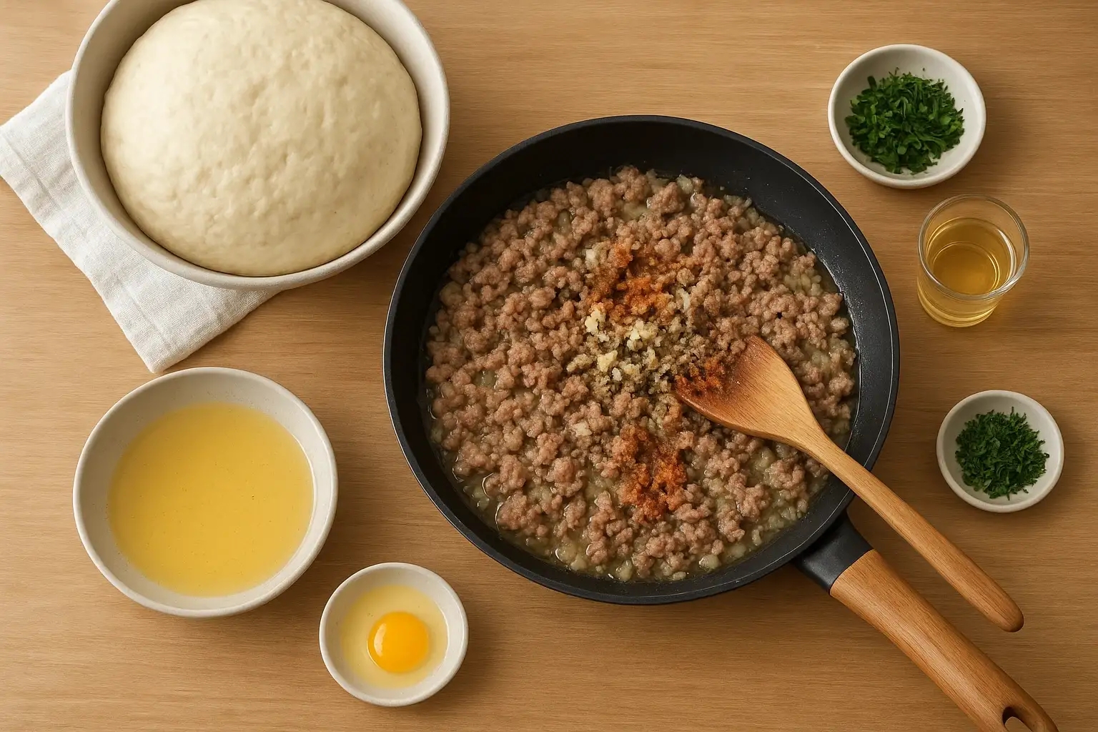 пиріжки з мясом в духовці пиріжки з мясом в духовці