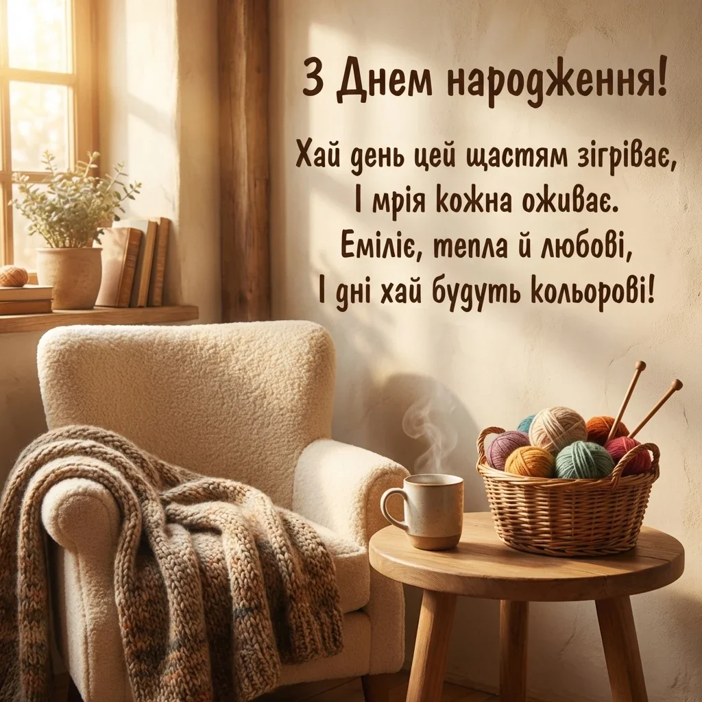 емілія з днем народження емілія з днем народження