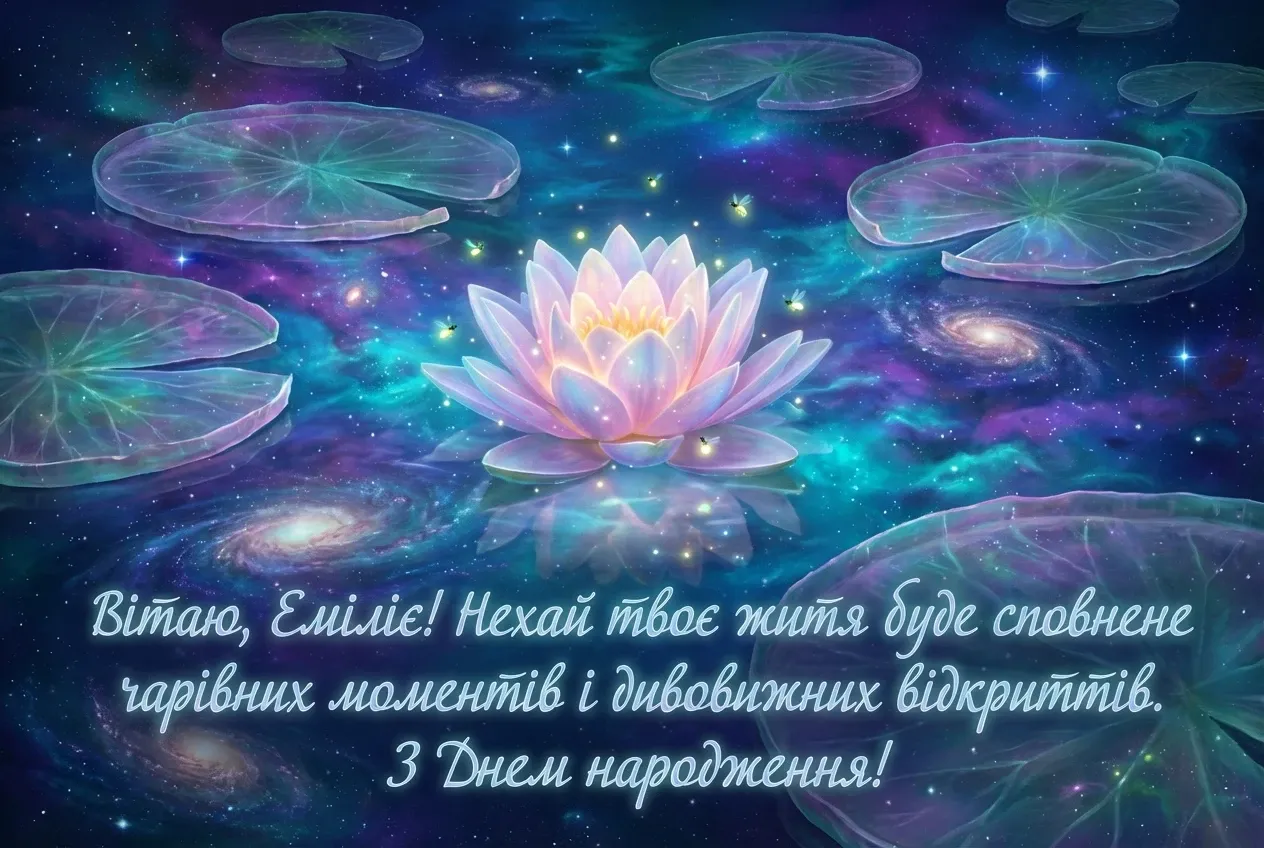 емілія з днем народження емілія з днем народження