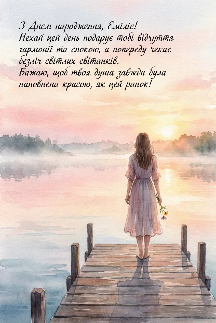 емілія з днем народження емілія з днем народження