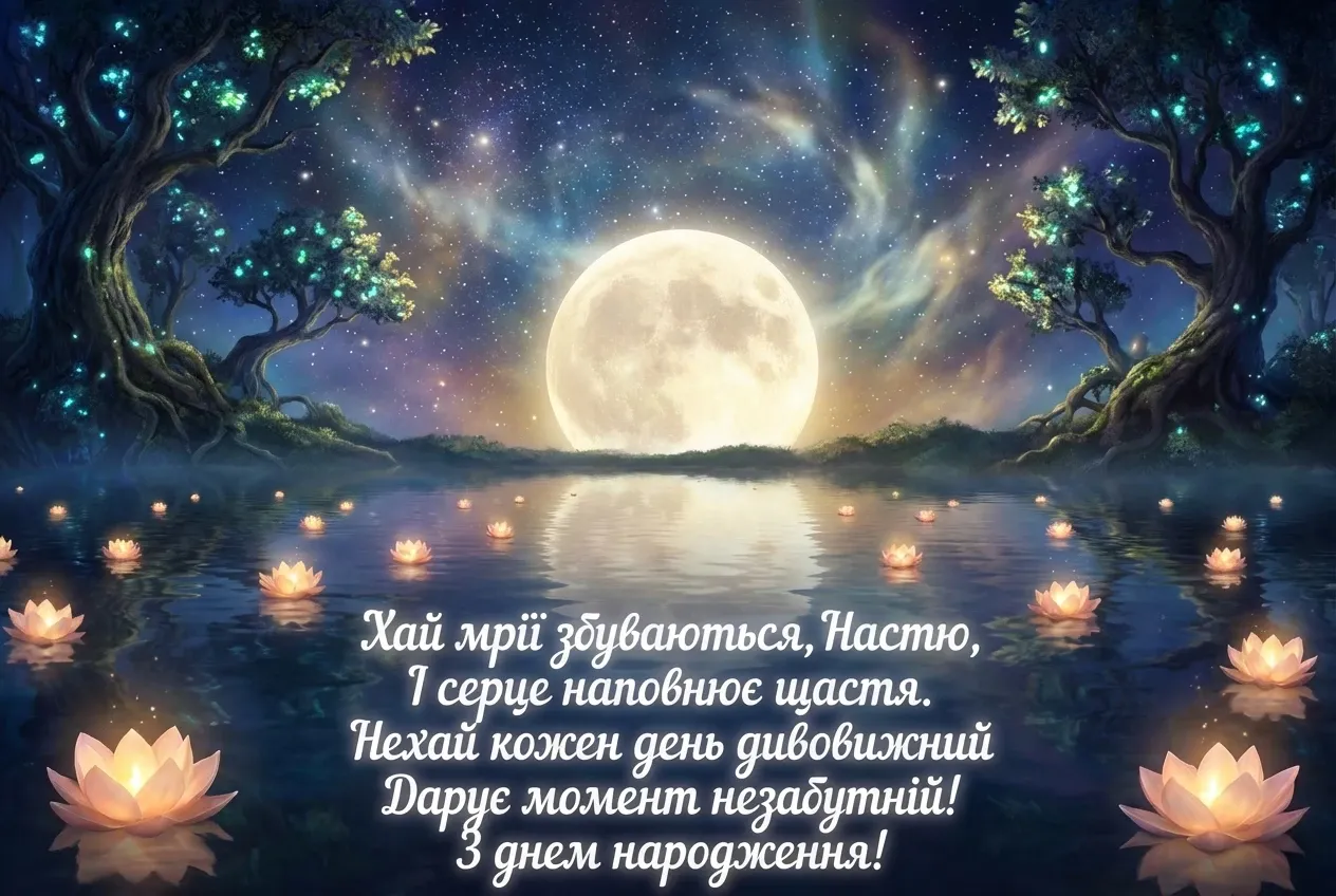 настя з днем народження настя з днем народження