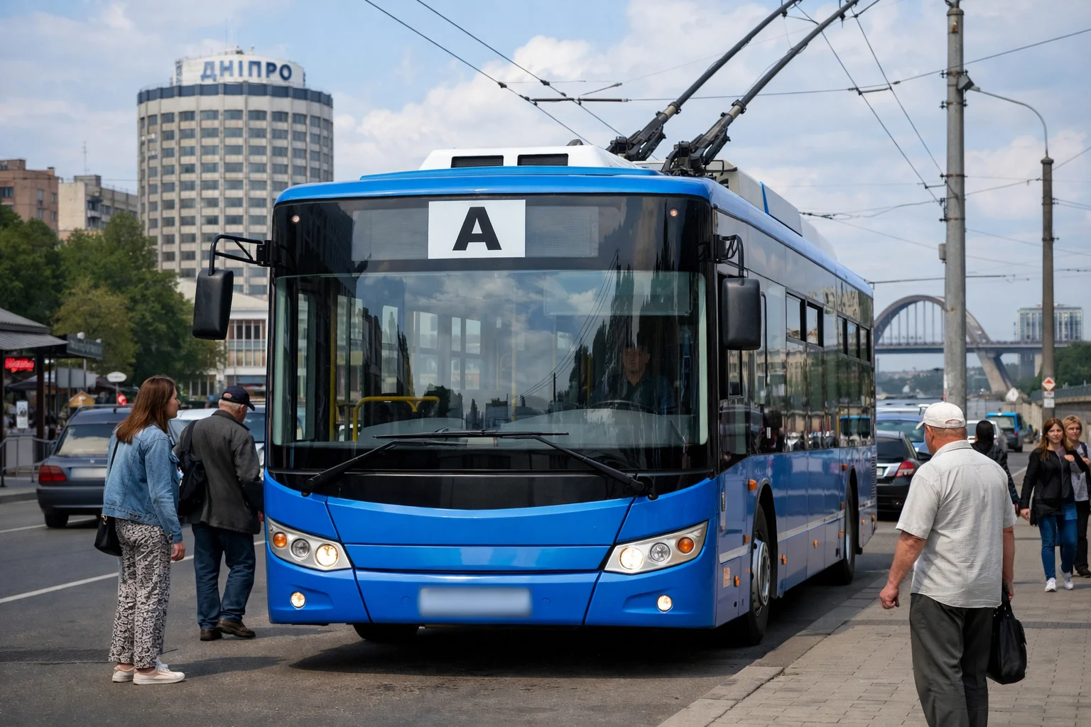 Тролейбус А Дніпро Тролейбус 1 Дніпро