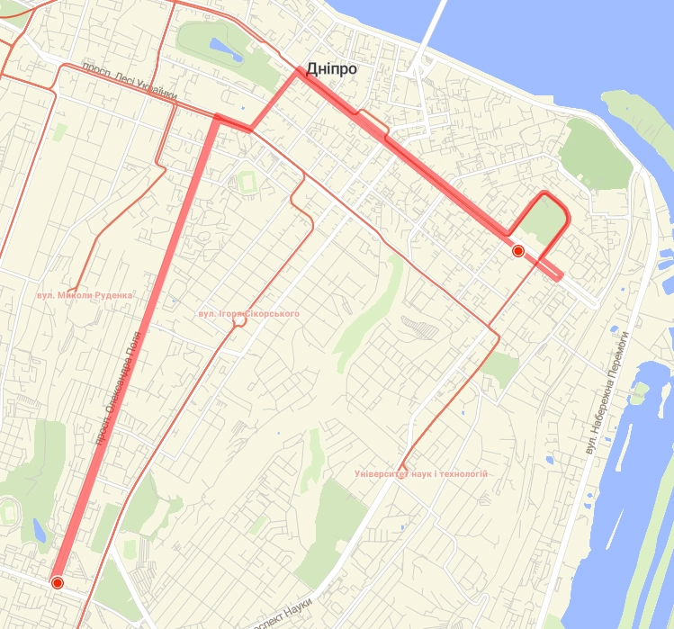 Тролейбус 1 Дніпро