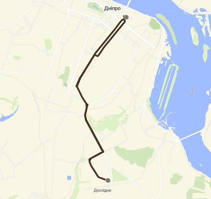 Автобус 87А Дніпро