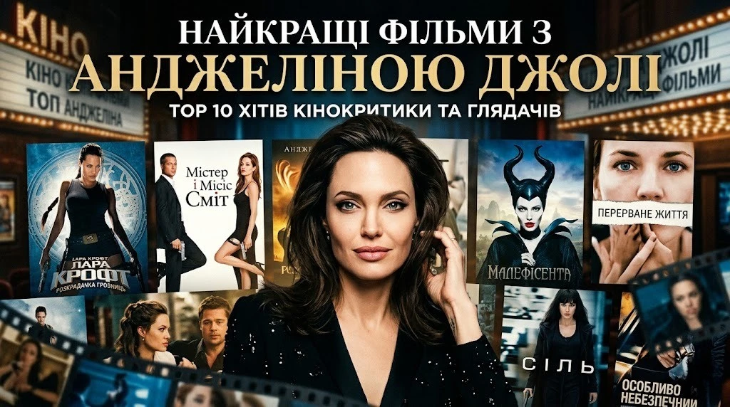 Повний список фільмів Анджеліни Джолі для вечірнього перегляду Повний список фільмів Анджеліни Джолі для вечірнього перегляду