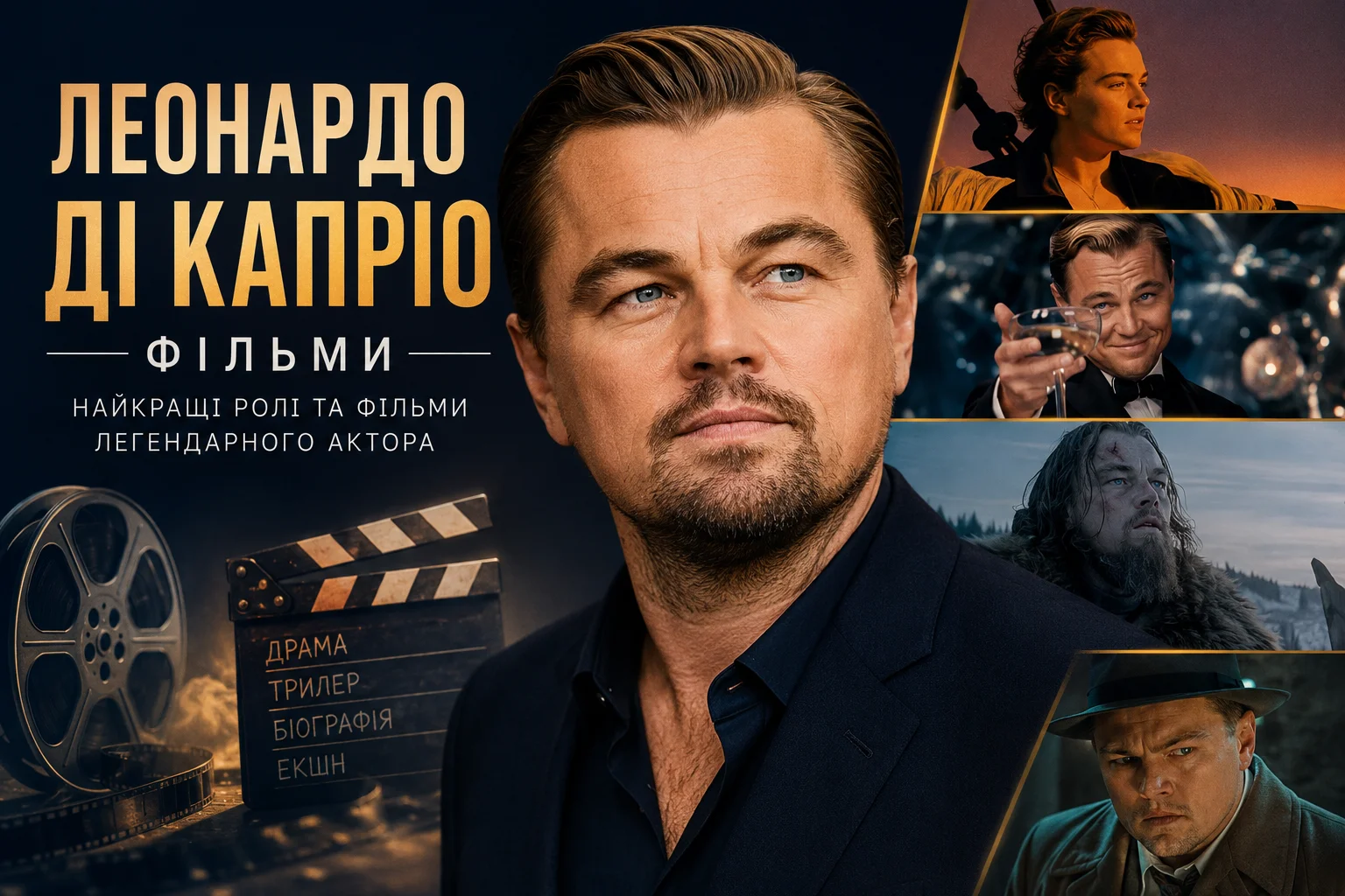 Фільми Леонардо Ді Капріо, що назавжди змінили кінематограф Фільми Леонардо Ді Капріо, що назавжди змінили кінематограф